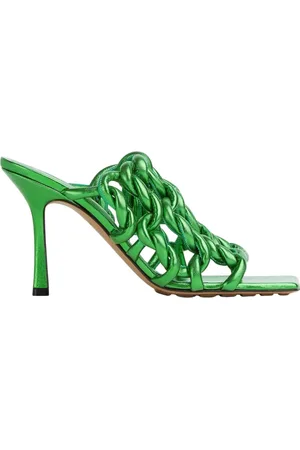 Bottega Veneta Dames, Schoenen, Groen, Maat: 37 1/2 EU