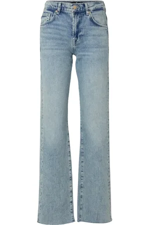 7 for all Mankind Dames, Jeans, Blauw, Maat: W30 Katoen