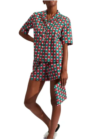 La DoubleJ Dames, Nachtkleding & Lounge, Roze, Maat: S Katoen