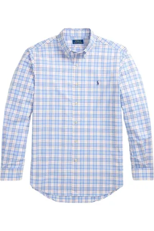 Ralph Lauren Heren, Overhemden, Blauw, Maat: L