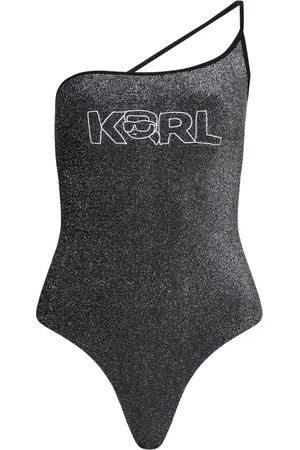 Karl Lagerfeld Dames, Badkleding, Zwart, Maat: XS Polyamide