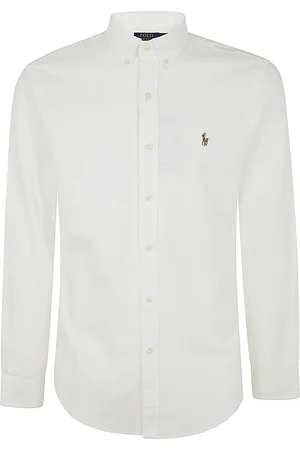 Ralph Lauren Heren, Overhemden, Wit, Maat: 2XL Katoen