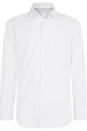 ELEVENTY Heren, Overhemden, Wit, Maat: 2XL Katoen