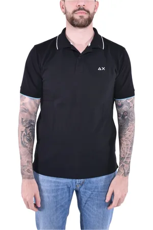 sun68 Heren, Tops, Zwart, Maat: 3XL Katoen