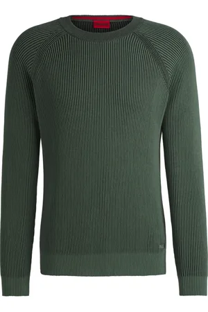 HUGO BOSS Heren, Truien, Groen, Maat: XL