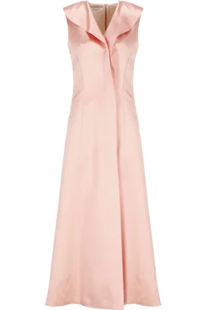 Serafini Dames, Jurken, Roze, Maat: M Satijn