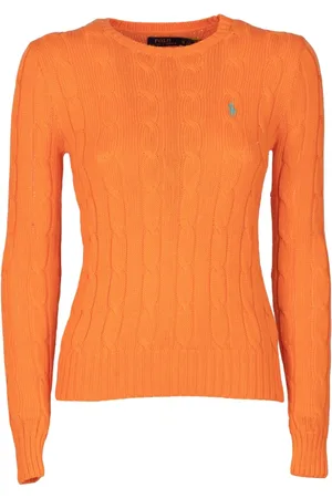 Ralph Lauren Dames, Truien, Oranje, Maat: XS Katoen