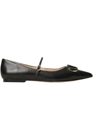 Twin-Set Dames, Schoenen, Zwart, Maat: 37 EU Leer