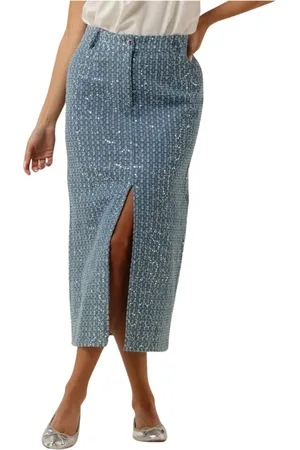 Y.A.S Dames, Rokken, Blauw, Maat: S Poliester