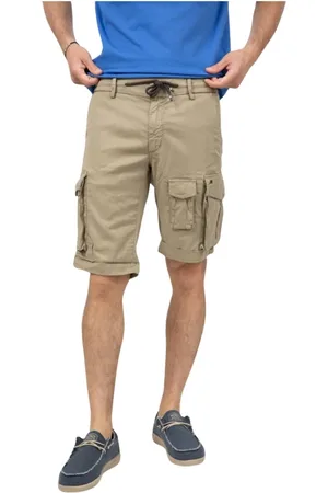 Masons Heren, Korte broeken, , Maat: XL Leer