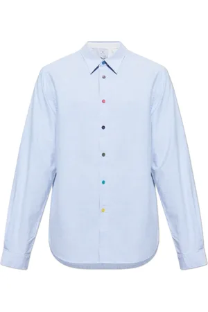 Paul Smith Heren, Overhemden, Blauw, Maat: S Katoen