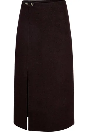 Proenza Schouler Dames, Rokken, Bruin, Maat: 2XS Wol