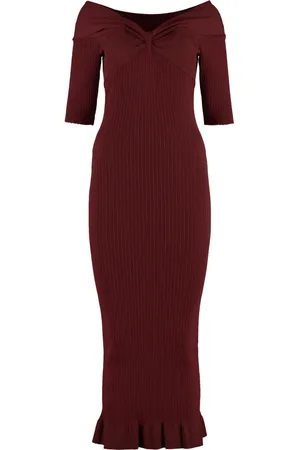 Serafini Dames, Jurken, Rood, Maat: M Viscose