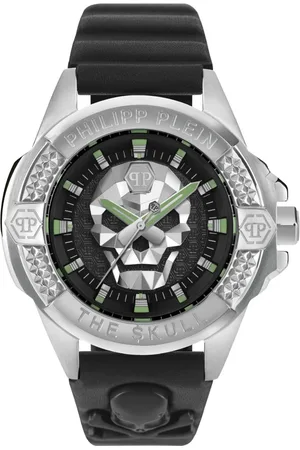 Philipp Plein Heren, Accessoires, Zwart, Maat: ONE Size Leer