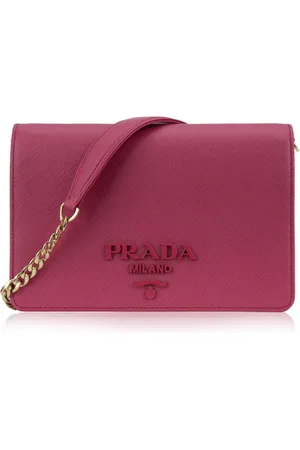 Prada Dames, Tassen, Roze, Maat: ONE Size Leer