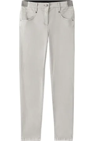 Luisa Cerano Dames, Jeans, Grijs, Maat: XS