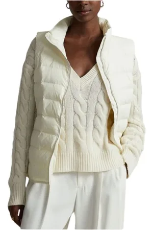 Ralph Lauren Dames, Jassen, Wit, Maat: S Nylon