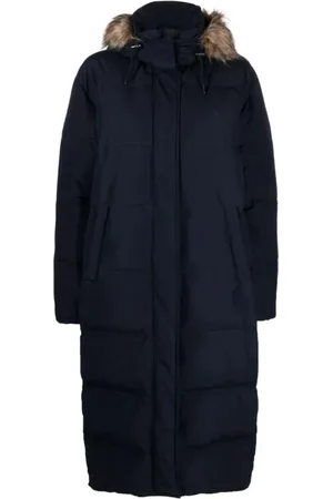 Ralph Lauren Dames, Mantels, Blauw, Maat: 2XL Katoen