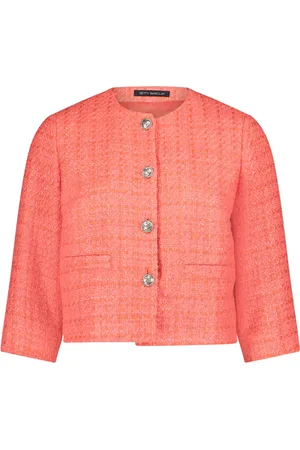 Betty Barclay Dames, Jassen, Rood, Maat: XL Tweed