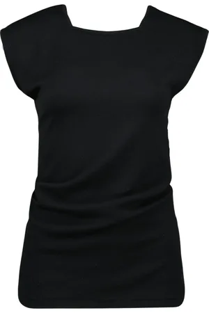 Khaite Dames, Tops, Zwart, Maat: M Wol