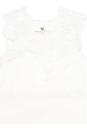 ERMANNO SCERVINO Dames, Tops, Wit, Maat: S