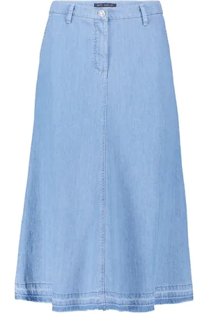 Betty Barclay Dames, Rokken, Blauw, Maat: 3XL Denim