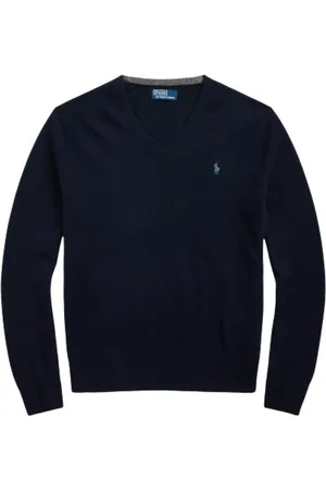 Ralph Lauren Heren, Truien, Blauw, Maat: XL Wol