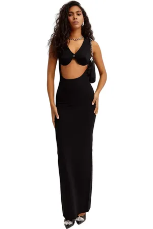 Jean Paul Gaultier Dames, Jurken, Zwart, Maat: S Viscose