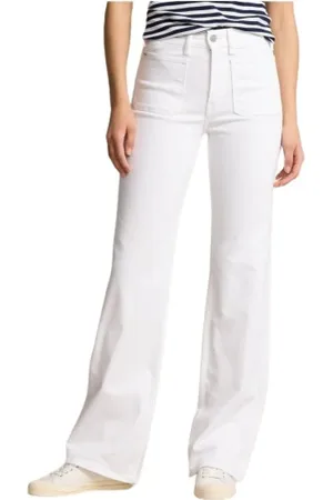 Ralph Lauren Dames, Jeans, Wit, Maat: W32 Katoen