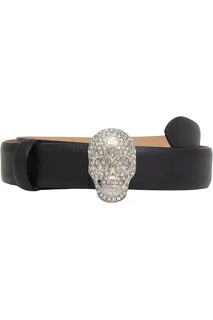 Philipp Plein Dames, Accessoires, Zwart, Maat: 75 CM Leer