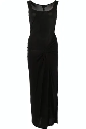 Pinko Dames, Jurken, Zwart, Maat: L Viscose