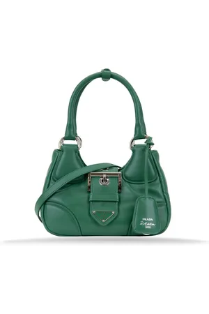 Prada Dames, Tassen, Groen, Maat: ONE Size Leer
