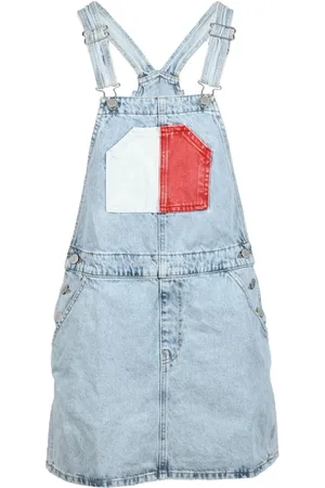 Tommy Hilfiger Dames, Jumpsuits & Playsuits, Blauw, Maat: S Katoen