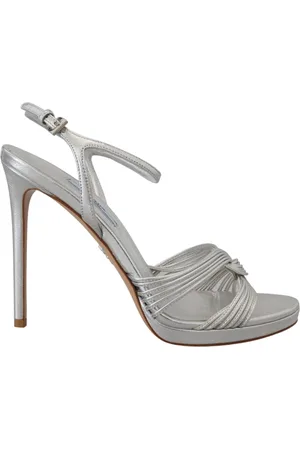 Prada Dames, Schoenen, Grijs, Maat: 40 EU Leer