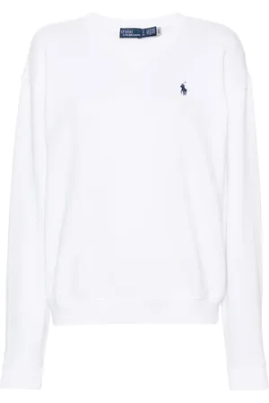Ralph Lauren Dames, Truien, Wit, Maat: S Katoen