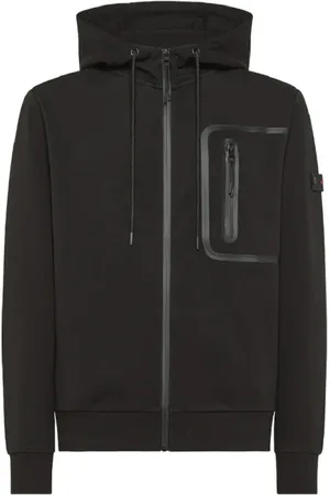 Peuterey Heren, Sweatshirts & Hoodies, Zwart, Maat: M Katoen