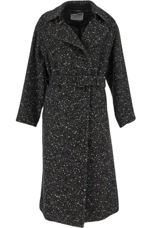 Isabel Marant Dames, Mantels, Zwart, Maat: XS Wol