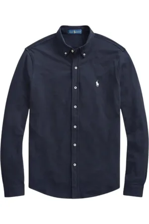 Ralph Lauren Heren, Overhemden, Blauw, Maat: 2XL Katoen