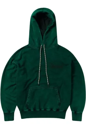 ARIES Heren, Sweatshirts & Hoodies, Groen, Maat: XL Katoen
