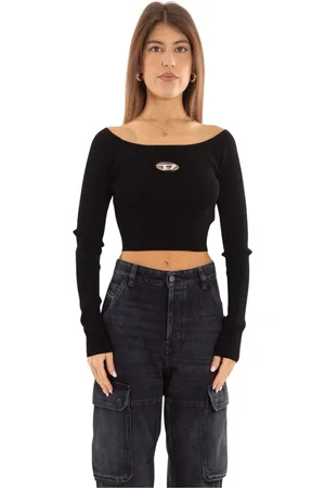 Diesel Dames, Tops, Zwart, Maat: XS
