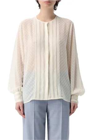 HUGO BOSS Dames, Blouses & Shirts, , Maat: 3XL Leer