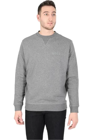HUGO BOSS Heren, Sweatshirts & Hoodies, Grijs, Maat: XL Katoen