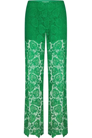Fabienne Chapot Dames, Broeken, Groen, Maat: S