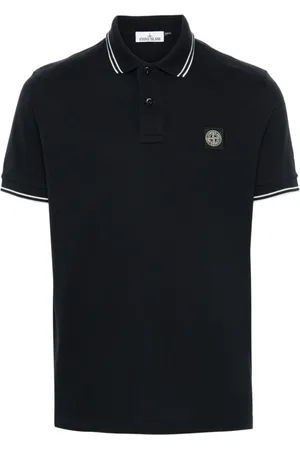 Stone Island Heren, Tops, Blauw, Maat: XL Katoen