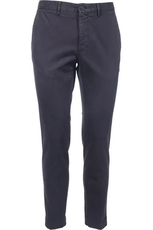Incotex Heren, Broeken, Blauw, Maat: S Katoen