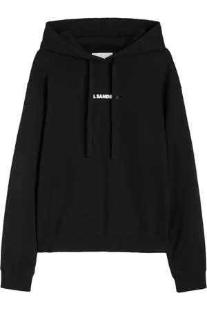 Jil Sander Heren, Sweatshirts & Hoodies, Zwart, Maat: XL Katoen