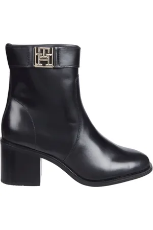 Tommy Hilfiger Dames, Schoenen, Zwart, Maat: 39 EU Leer