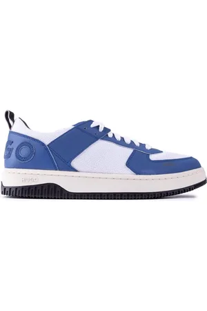 HUGO BOSS Heren, Schoenen, Blauw, Maat: 44 EU Leer