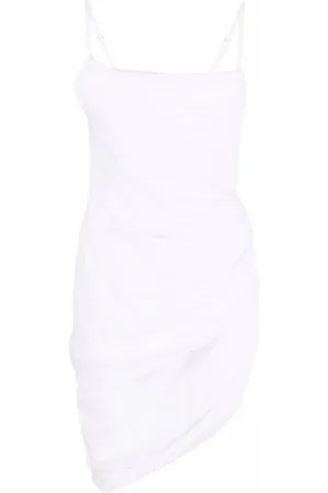Jacquemus Dames, Jurken, Wit, Maat: M Katoen
