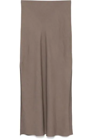 Brunello Cucinelli Dames, Rokken, Bruin, Maat: 2XS